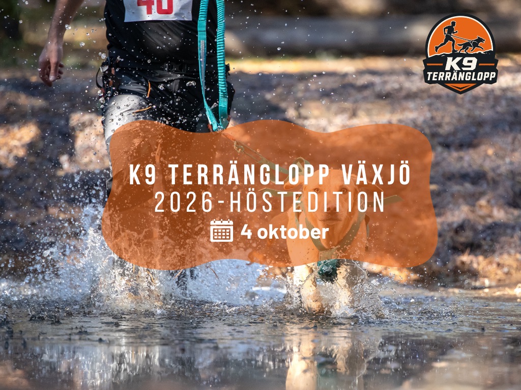 K9 Terränglopp Växjö 2026 - Höstedition